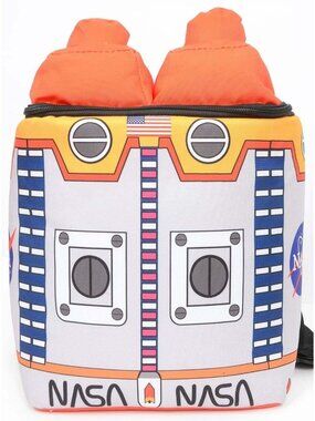 NASA-themed Mini 11 Inch Astronaut Spaceship Backpack Padded School Lunch Bag